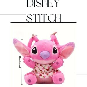 Disney Pink Angel Stuffed Animal Plush